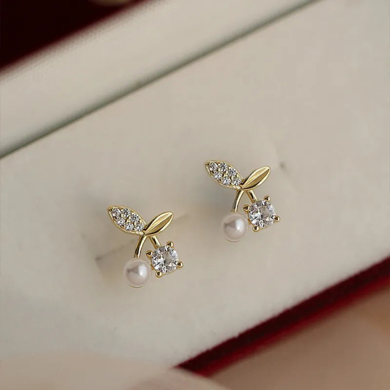 Aretes de Cereza Blanca - Opalise