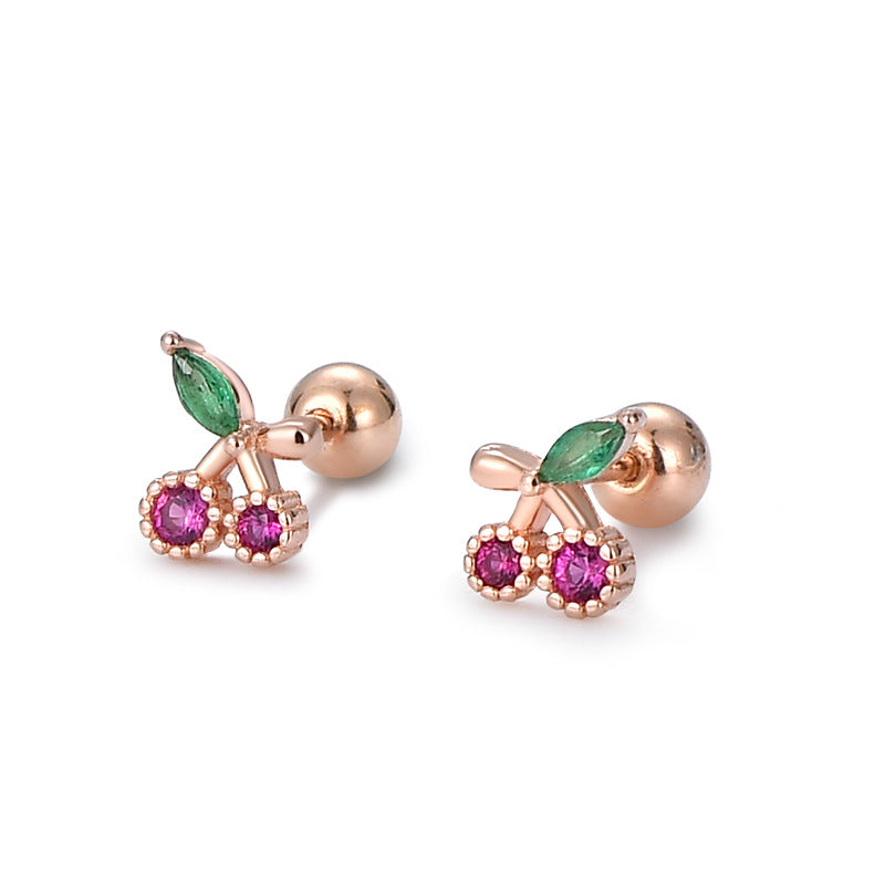 Aretes de Cereza - Opalise