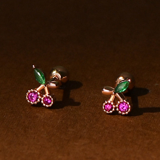 Aretes de Cereza - Opalise