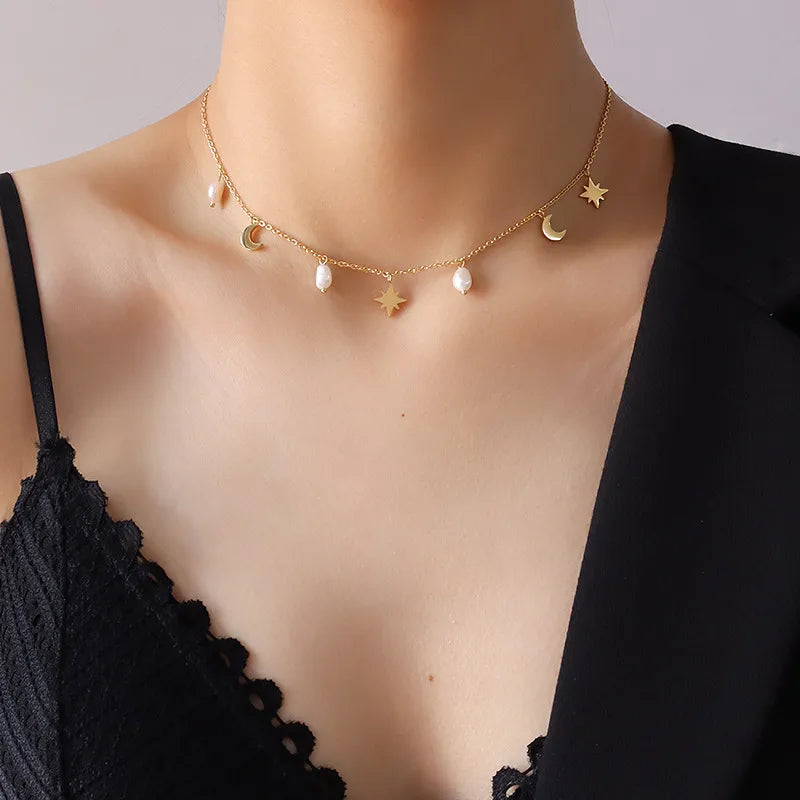 Collar de Lunas y Estrellas